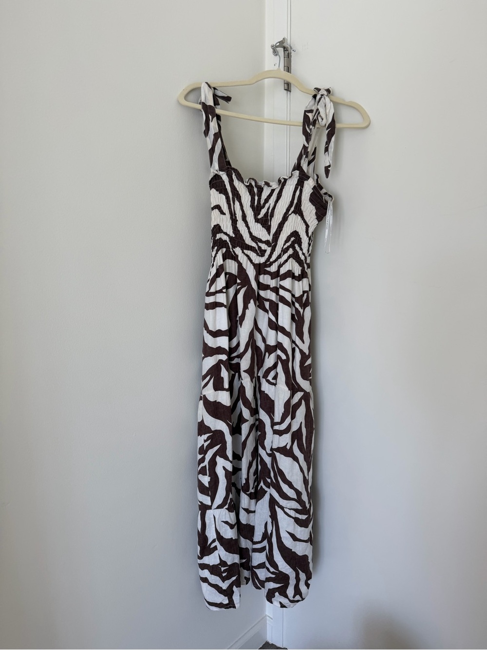 Faithful the Brand Zebra Print dress